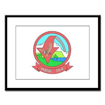 MMHS364 - M01 - 02 - Marine Medium Helicopter Squadron 364 - Large Framed Print - Click Image to Close